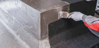 защита на метални покривни покрития от корозия; Преди използването и по време на полагането мастикът трябва добре да се разбърква, за да се разпределя равномерно алуминиевия пигмент.