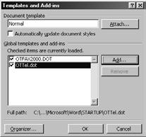 2ра стъпка: конфигуриране на софтуера 77 Активиране на Add-Ins за Microsoft Word/Excel Ако сте инсталирали Add-Ins за MS