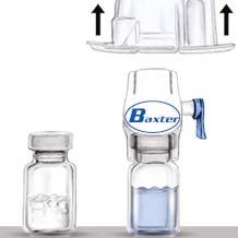 За разтваряне трябва да се използват само приложените в опаковката стерилна вода за инжекции и приспособление за разтваряне.