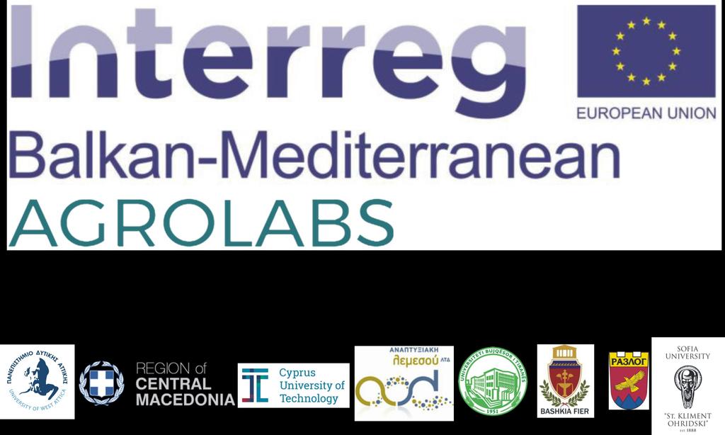Проектът "АГРОЛАБС" има за цел да стимулира производството и разпространението на иновативни селскостопански и хранителни продукти на територията Балкани Средиземно море като организира местни вериги