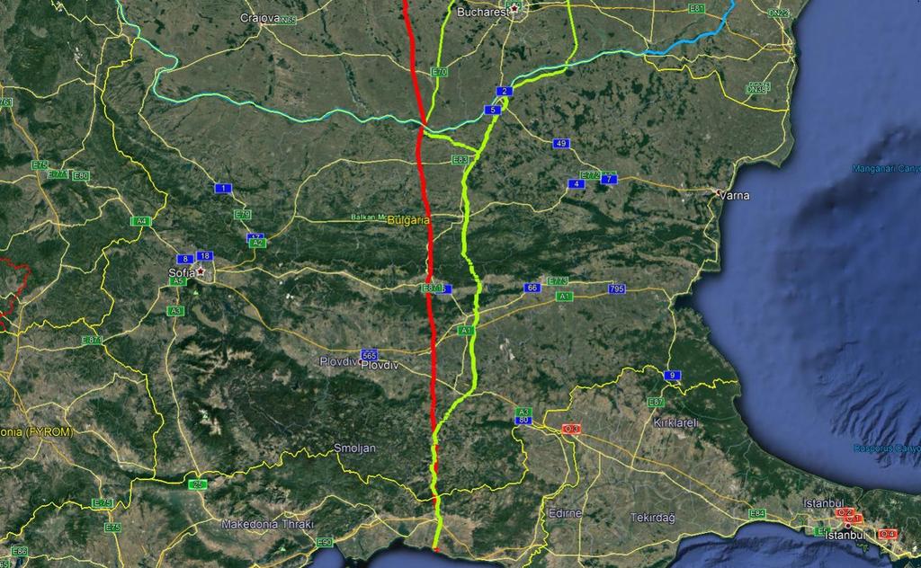 Maroneia port Baltic Sea railway line Romania Serbia North Macedonia