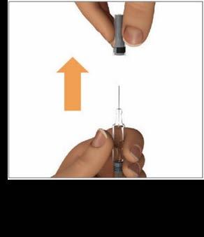 Стъпка 6: Леко стиснете мястото на инжектиране Леко стиснете кожата около почистеното място на инжектиране с палеца и показалеца, за да я надигнете