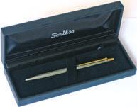 50 писалка със стоманено перо, зарежда се с мастило или патронче метално тяло с лаково покритие в луксозна подаръчна кутия 711WbGC 711LbGC Серия