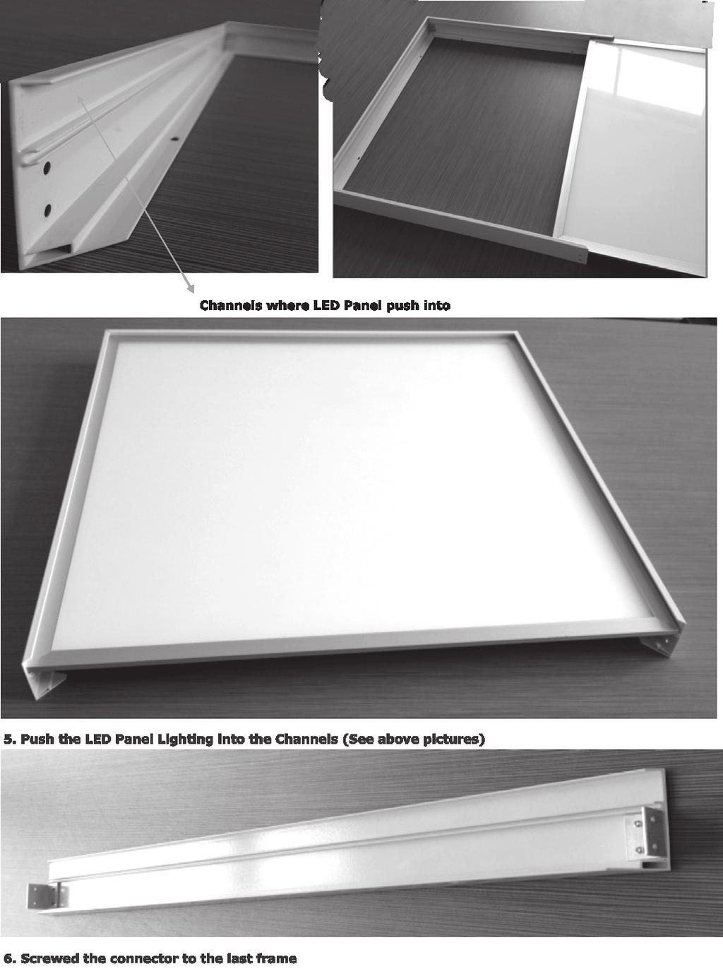 ITEM NO: 65-950, 65-951, 65-952 LED Flat Panel Ceiling Frame Kit Owner s Manual INSTALLATION INSTRUCTIONS IMPORTANT: Read before installing.