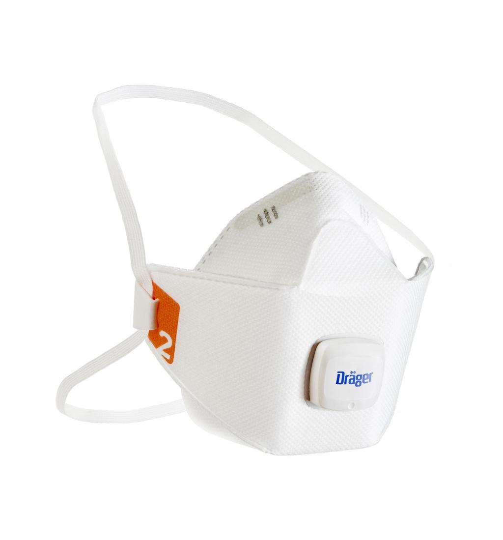 Dräger X-plore 1900 Противопрахова полумаска Dräger X-plore 1900 е високоефективна маска за прах за еднократна употреба за защита срещу фин прах и частици.