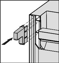 Пускане в експлоатация Когато уредът се постави с шарнири близо до стена Fig. 10 (4), разстоянието между уреда и стената трябва да бъде поне 40 мм.