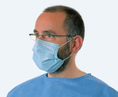Foliodress Mask Loop Хирургична маска от хипоалергичен нетъкан материал, без съдържание на латекс.