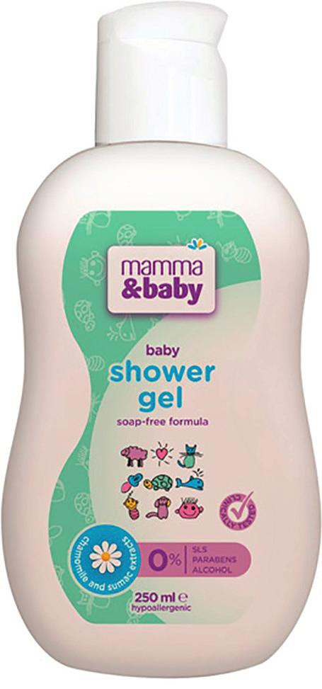 Бебешки шампоан&душ гел 500 мл Душ гел без сапун, предназначен за нежна бебешка кожа.