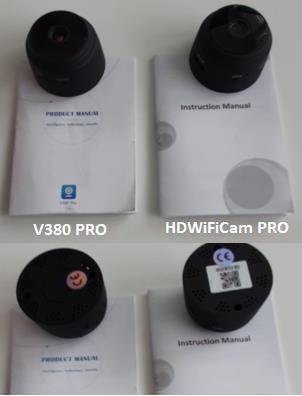 Разберете кой модел камера използвате чрез приложените инструкции на английски език и дали камерата има QR код на дъното.