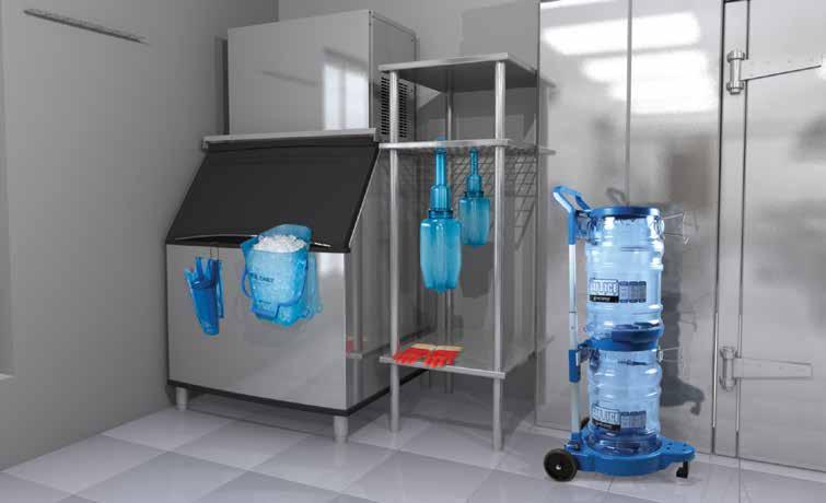 5 1 2 6 1 Saf-T-Scoop & Guardian System for Ice Machines Protect ice from dangerous contact with knuckles and thumbs while scooping and moving ice, with the Saf-T-Scoop & Guardian System.