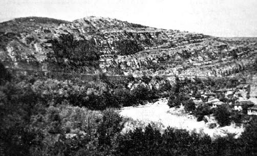 The slopes near Troyan in the beginning of XX century have also been deforested (picture ).