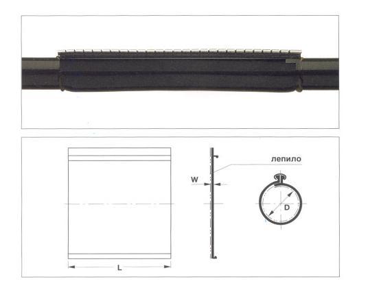 W b : Дебелина на стената след свободно свиване Фиг. 4-1 Сечение/Диаметър на кабела 95 mm 2 /36mm 185 mm 2 /41mm Таблица 4-1 Препоръчван диаметър за Размери, mm приложение, mm D W L b b a (± 15 min.
