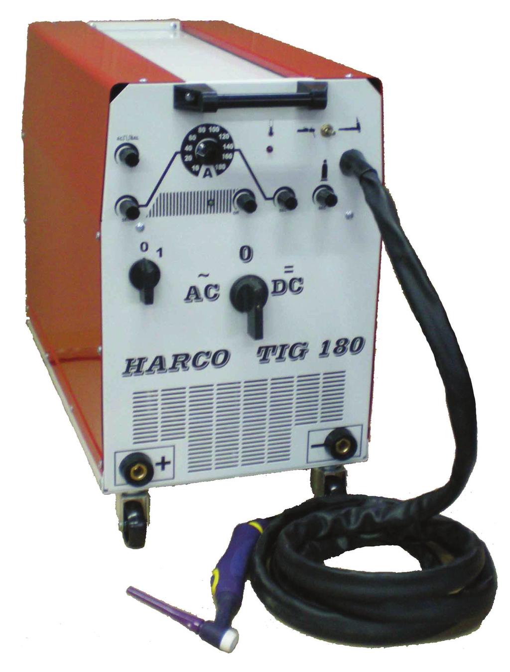 ИНСТРУКЦИЯ ЗА ЕКСПЛОАТАЦИЯ Апарат за ВИГ заваряване HARCO TIG 80A AC/DC Съдържание Описание, Захранване и започване на работа... Принцип на действие и настройки, Сглобяване на ВИГ горелка.
