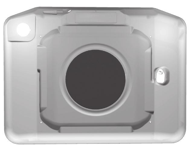 Филтърът за мазнини, който се инсталира на задната стена във вътрешността на фурната, предпазва вентилатора и кръглия нагревател от попадане