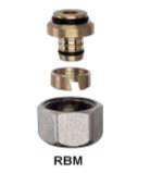 Вложка присъединяване RBM O-ring in EPDM размер налягане bar материал бр.