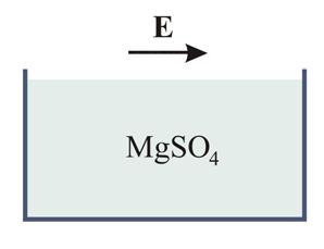29. На разтвор на MgSO 4 се действа с постоянно електрично поле E. Скоростта на Mg 2 йони е υ Mg = 96 a.u. и скоростта на SO 2 4 йони е υ SO4 = 24.3 a.u. Да се изчисли средно масовата скорост, υ, на йоните в разтвора.
