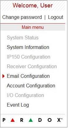 Account Configuration Екран Account Configuration позволява да съхраните следната информация за бърз преглед: Account Information информация за обекта Alarm system installer information информация за