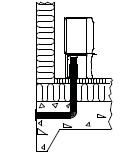 3.3 Стени Разстояния до стени от запалим материал при: -монтаж с изолирана димоотводна тръба; -монтаж с неизолирана димоотводна тръба, но със защитна топлинна преграда - виж фиг.1б.