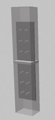 При изчислението на носещите стени описани по-горе за дървената част на конструкцията са необходими следните изчислителни процедури: 1. Изчисление на крайните щендери на опън. 2.