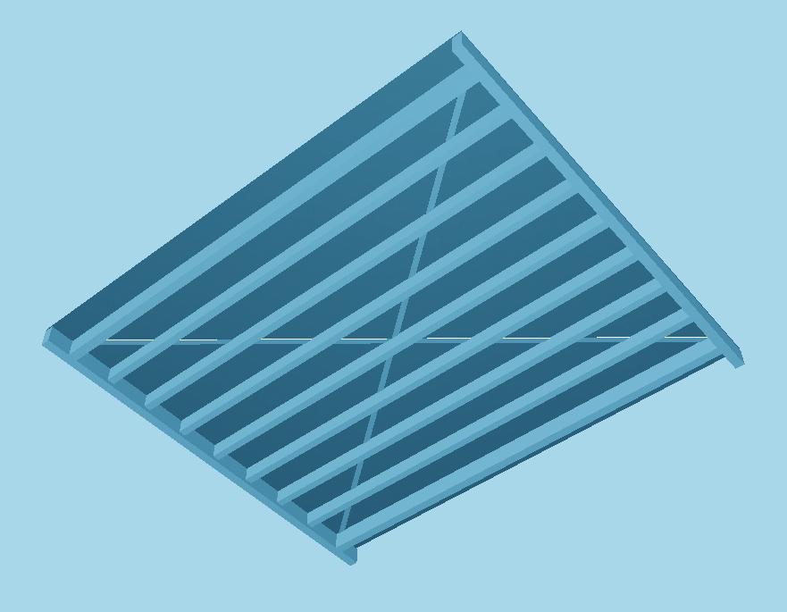 правило 3 компонени: Закоравени подови и покривни дискове, които пренасят хоризонталните въздействия към закоравените носещи стени Закоравени стени свързани с подовите и покривни конструкции