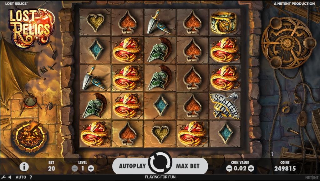 Основна игра Играчите могат да изберат стойността на жетоните и нивото на залагане, преди да стартират игровия рунд.