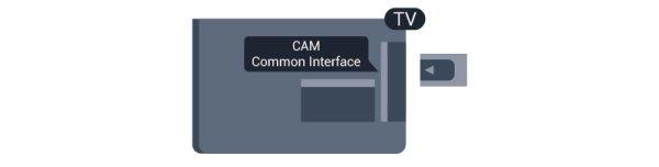 4.3 изключително за вашия телевизор. Общ интерфейс CAM CAM настройки За да зададете пароли или PIN кодове за CAM телевизионно предаване, натиснете, изберете Настройка и натиснете OK. Изберете Настр.