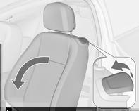 Седалки, облегалки 47 Странична възглавница на седалката, версия ОРС Странична възглавница на седалката, версия VXR Сгъване облегалката на седалката Регулирайте ширината на седалката и облегалката