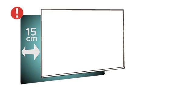 4 Монтиране на стена Монтаж Вашият телевизор е подготвен за монтаж на стена и с помощта на конзола VESA (продава се отделно). При закупуване на конзолата използвайте посочения подолу код на VESA... 4.