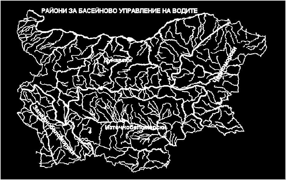 Черноморски район с център Варна - обхващащ територията източно от подземния вододел на малмваланжския водоносен хоризонт и водосборните области на реките, вливащи се в