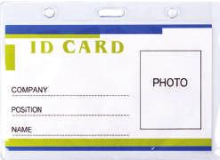 ID CARD PVC мек 2,99 лв./5 бр. 2515180030 Пластмасов двулицев бадж.
