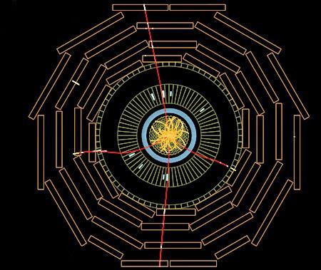 ЧАСТИЦАТА ХИГГС Най-новооткритата беше обявена през месец Юли 2012г. Това е Хиггс бозонът частицата, чието поле обяснява как другите частици получават своята маса.