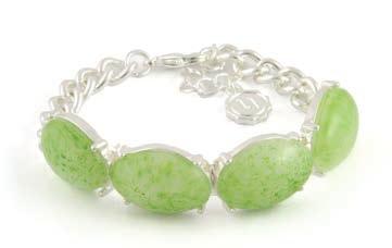 17177 - Обеци цвят: Green opal