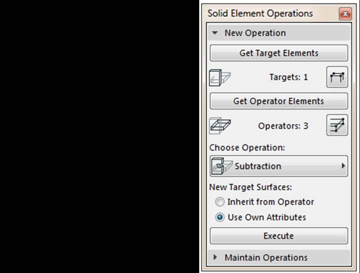 6): - New Operations (Нови операции), служещи за избор на обекти на действие и оператори и извършване на нови операции между тях; - Maintain Operations (Поддръжка на
