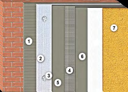 Армираща фибростъклена мрежа - предназначена е за армиране на шпакловъчния слой върху изолационните плочи от EPS-F при топлоизолиране на фасади на сгради.