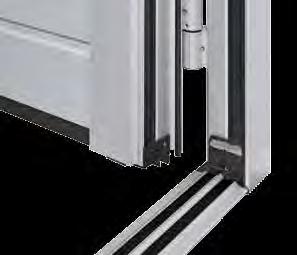 СТРАНИЧНИ ВРАТИ Странични врати за гаражи NT60 Вратите се доставят готови за монтиране, с вградена брава със секретен патрон, гарнитура от