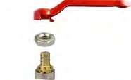 BRASS BALL VALVE FF LONG HANDLE WITH PRESSURE
