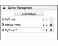 130 Телефон информация вижте ръководството за потребителя на Bluetooth устройството. 2. Натиснете ;, а след това изберете Settings (Настройки) на информационния дисплей.