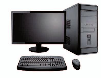 Desktop PC Turbo-X Sphere E1100 Десктоп конфигурация с процесор Intel и 2GB памет DDR3!