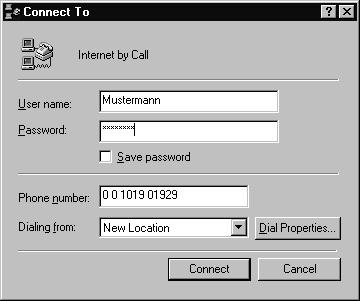 46 Интернет достъп с Dial-Up Network (за Windows 98 и Me) 5та стъпка: Връзка с Интернет Ако сте получили CD от Вашия Интернет доставчик, поставете го в CD дисковото устройство.