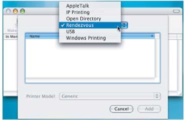 За потребители на Mac OS X 10.2.x шракнете Print Center (Центьp за печат) и след това Quit Print Center (Изxoд oт центьp за печат).