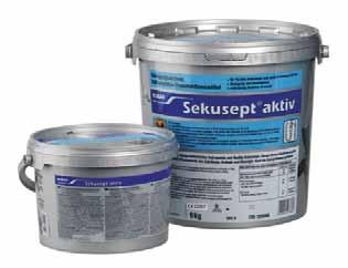 Дезинфектант за инструменти Sekusept Aktiv Най-доброто комплексно решение за ефективно почистване и. дезинфекция на инструменти, анестезиологична екипировка и. лабораторна стъклария.