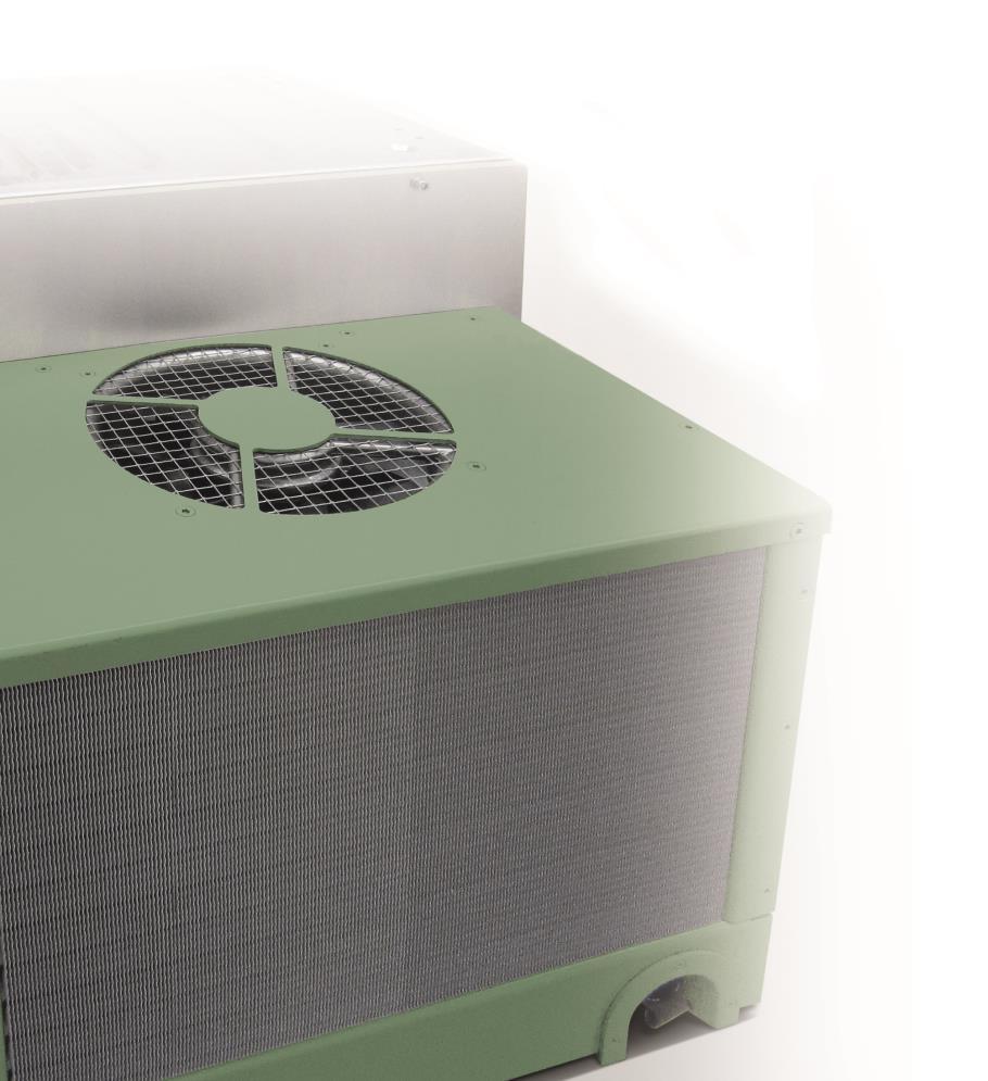 MITRASET 19 кутии за монтаж на електронни устройства в 19 рак ПОДГРЯВАНЕ И ОХЛАЖДАНЕ ZARGES КЛИМАТИК За интензивно разсейване на топлината При необходимост може да бъде ползван и за отопление на