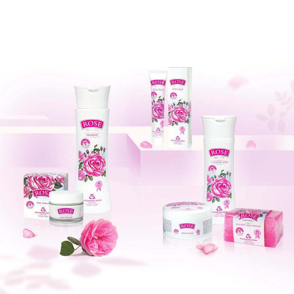 ROSE ORIGINAL козметична серия с натурално розово