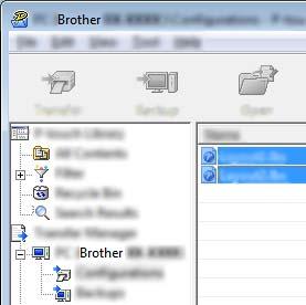 pdz) 11 За да създадете файл във формат, който може да се използва от P-touch Transfer Express,