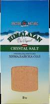 3020240 Кристална хималайска сол - 2 кг Dr.Nature препоръчва най-чистата и найполезната сол за Вашата трапеза.