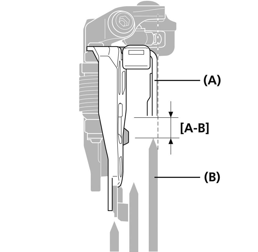 МОНТАЖ Тип Е (FD-M9000/M8000/M672/M612) Странично завъртане 1. Монтирайте предния дерайльор с фиксиращи болтове за модула на долната конзола. 2.