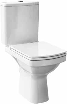 водоподаване, тоалетна седалка от полипропилен, цвят бял, Cersanit ref.