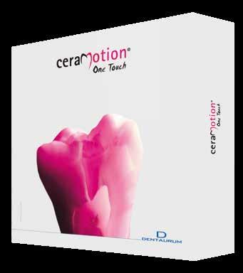 ceramotion One Touch продукти. ceramotion One Touch комплекта съдържа 16 маси а също така и специални течности и аксесоари.