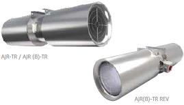 Портфолио на джет вентилаторите AJR: Кръгли аксиални вентилатори Име Клас / Работна температура Напреже ние Обороти / r.p.m.
