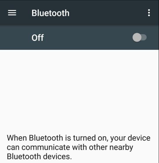 17.1 Изпращане на файлове За да изпратите файл, влезте в: [Меню Приложения]> [Настройки]> [Свързани устройства]> [Bluetooth] преместете плъзгача [Bluetooth] надясно, за да го включите.